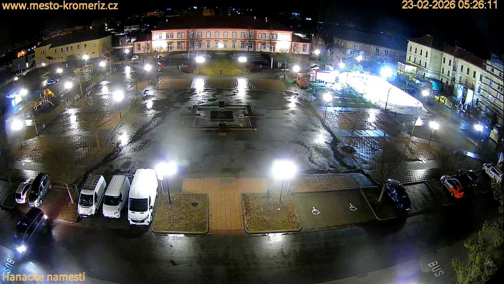 Kroměříž - Hanácké Náměstí Square Live Cam - Kromeriz, Zlin, Czechia