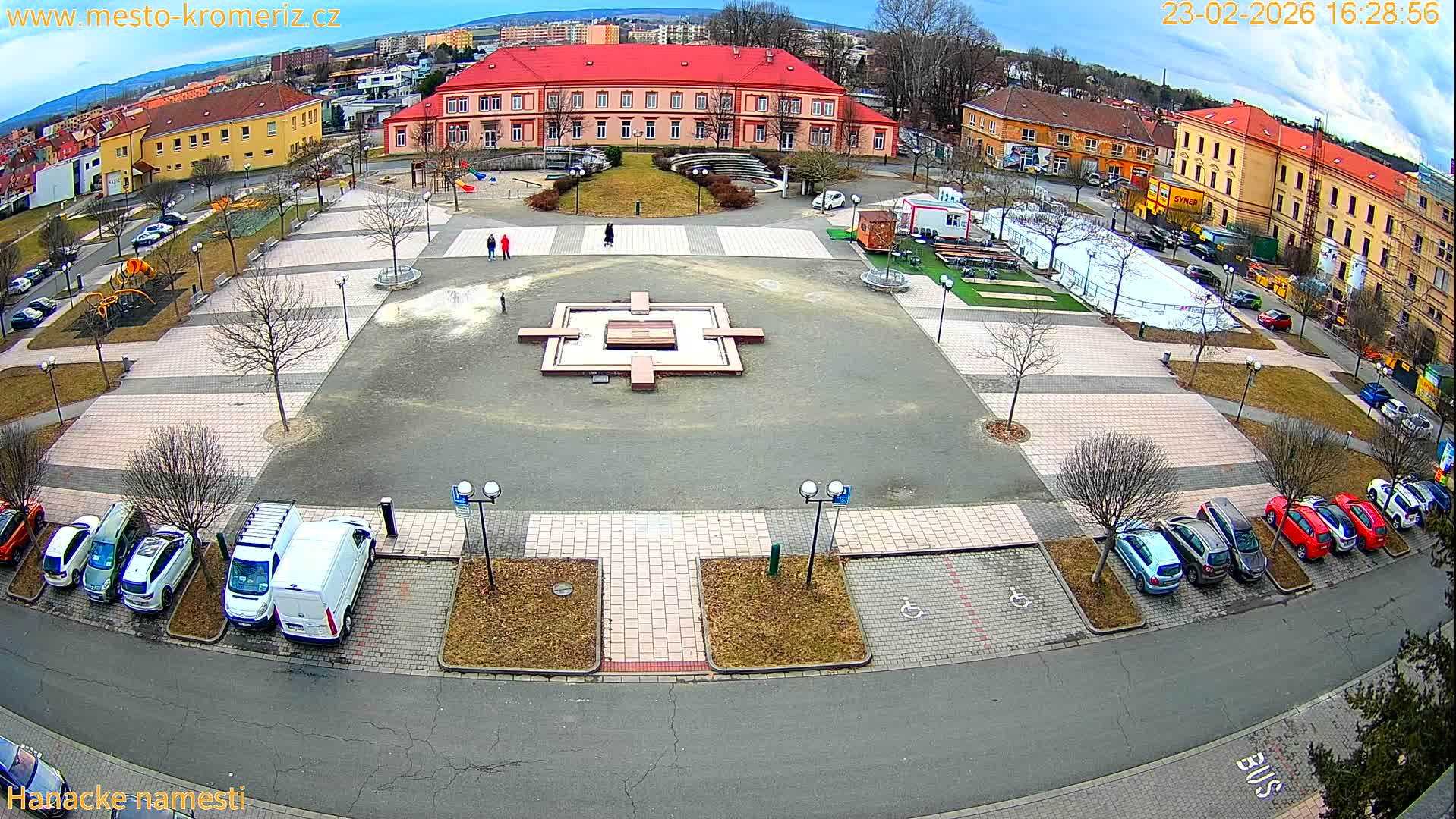 Kroměříž - Hanácké Náměstí Square Live Cam - Kromeriz, Zlin, Czechia