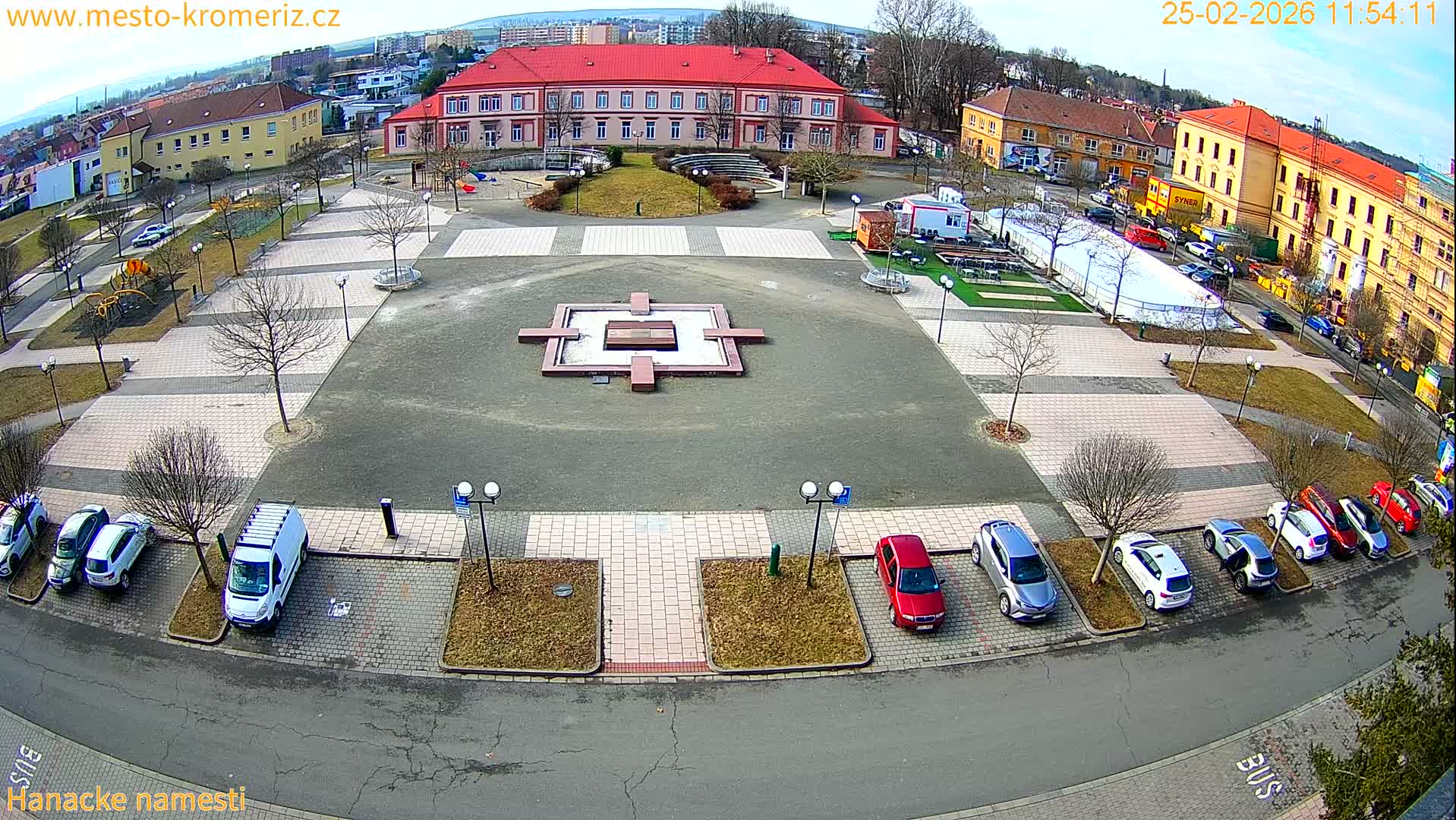Kroměříž - Hanácké Náměstí Square Live Cam - Kromeriz, Zlin, Czechia