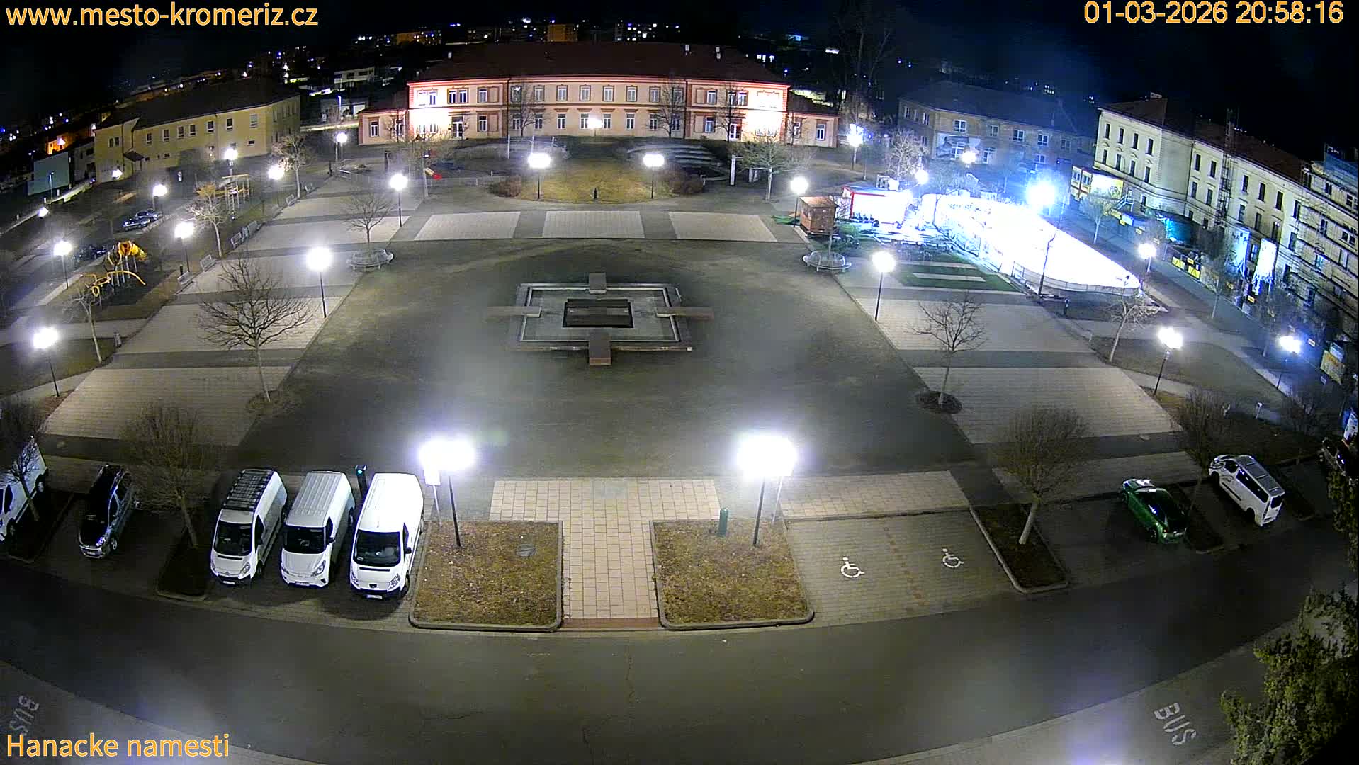 Kroměříž - Hanácké Náměstí Square Live Cam - Kromeriz, Zlin, Czechia