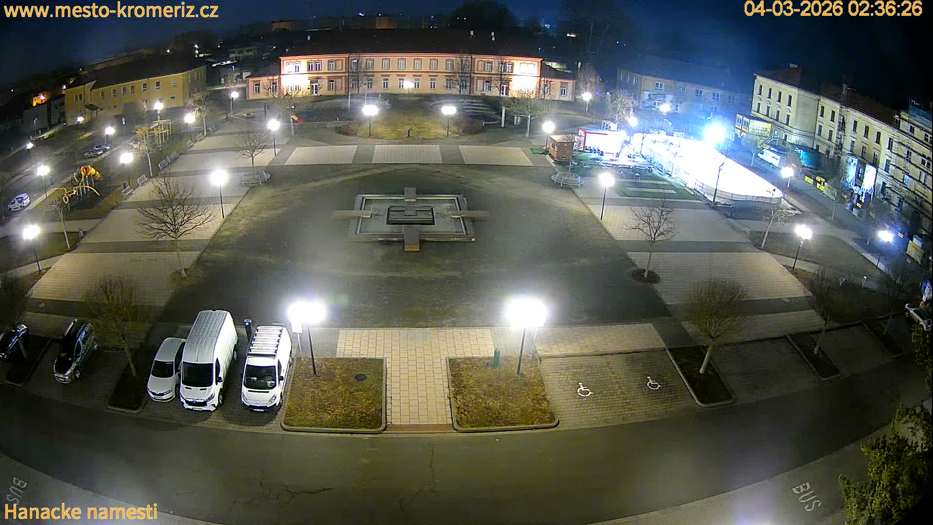 Kroměříž - Hanácké Náměstí Square Live Cam - Kromeriz, Zlin, Czechia