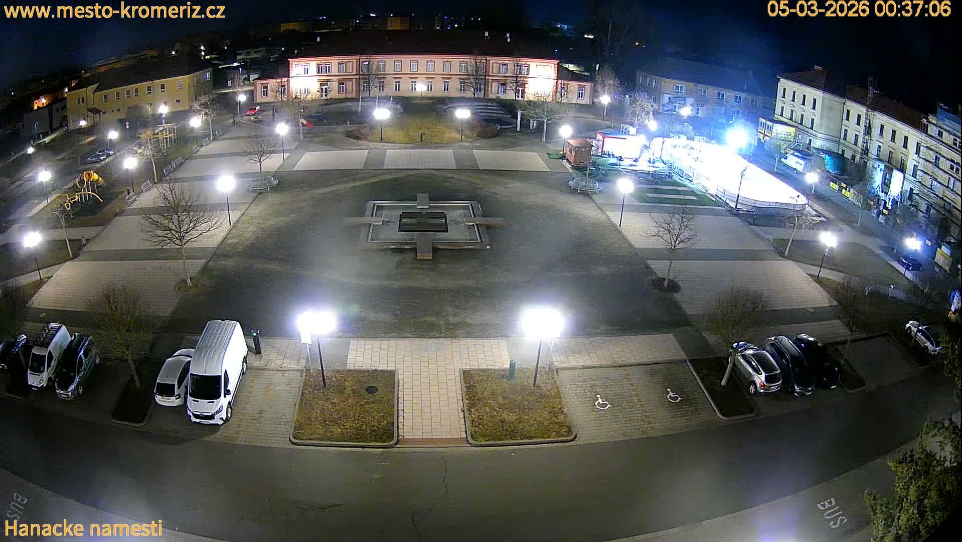 Kroměříž - Hanácké Náměstí Square Live Cam - Kromeriz, Zlin, Czechia