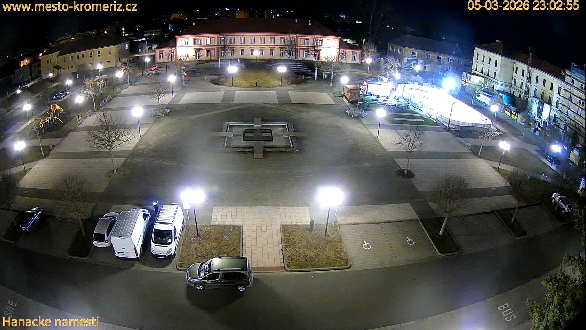 Kroměříž - Hanácké Náměstí Square Live Cam - Kromeriz, Zlin, Czechia