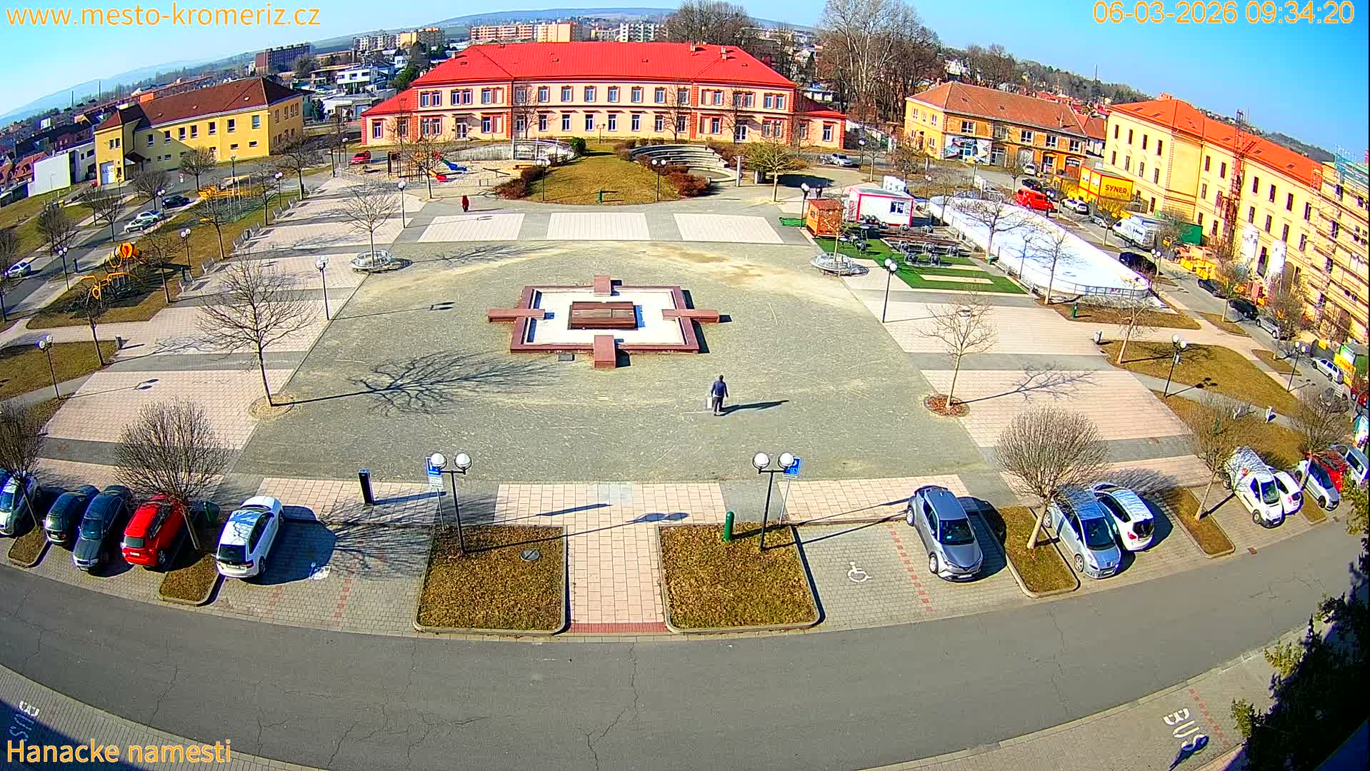 Kroměříž - Hanácké Náměstí Square Live Cam - Kromeriz, Zlin, Czechia