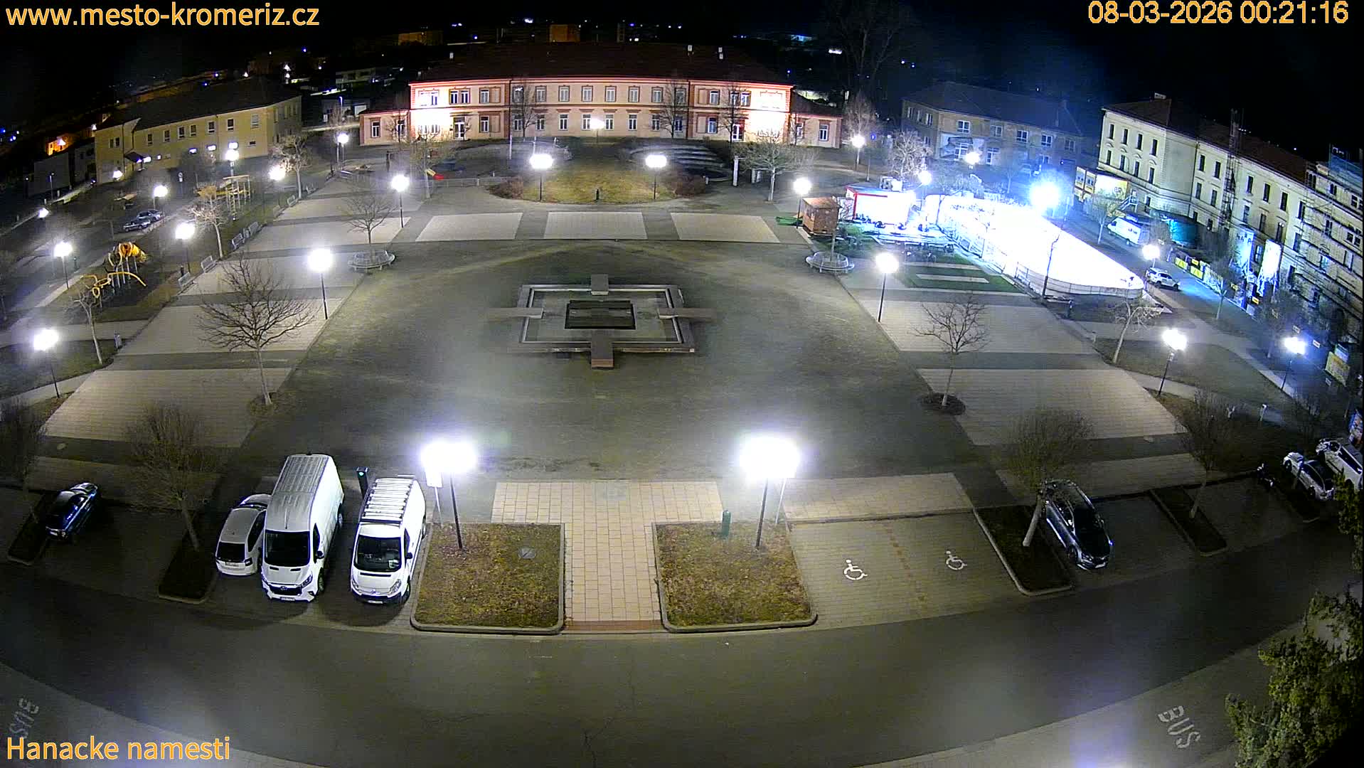 Kroměříž - Hanácké Náměstí Square Live Cam - Kromeriz, Zlin, Czechia