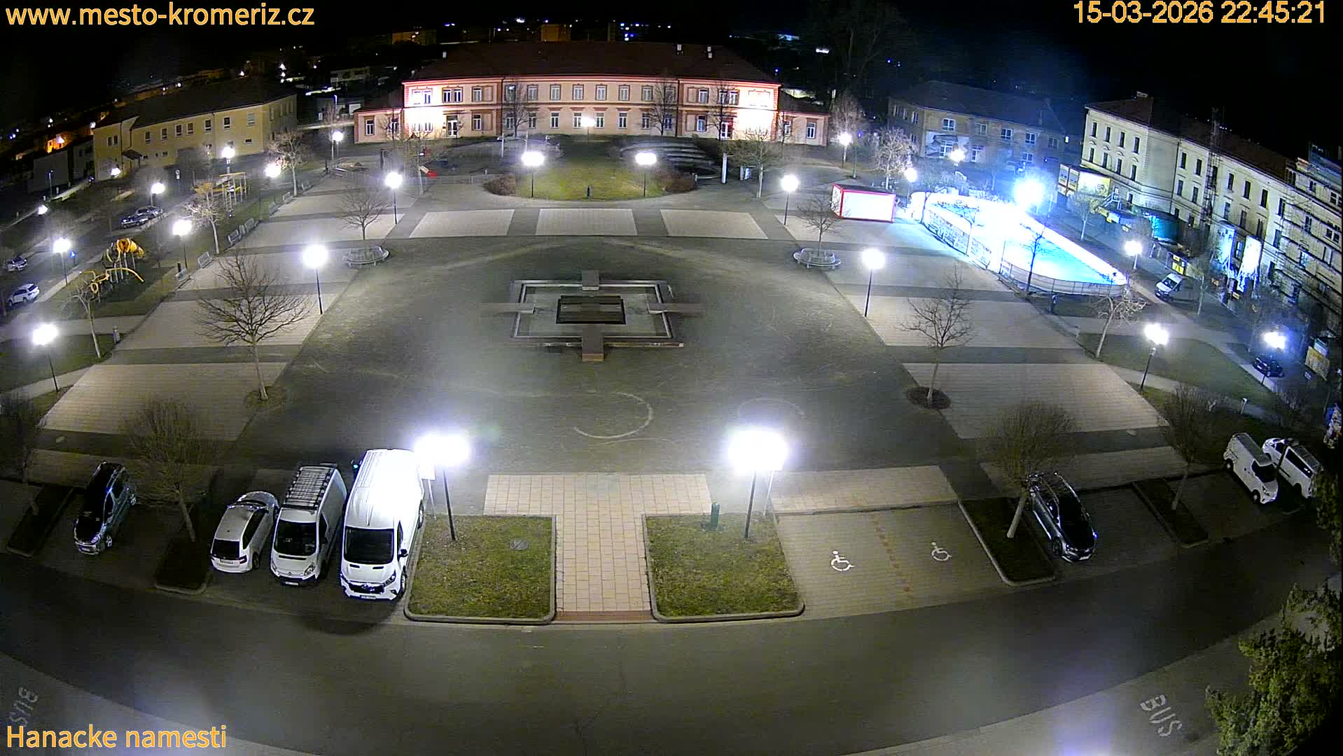 Kroměříž - Hanácké Náměstí Square Live Cam - Kromeriz, Zlin, Czechia