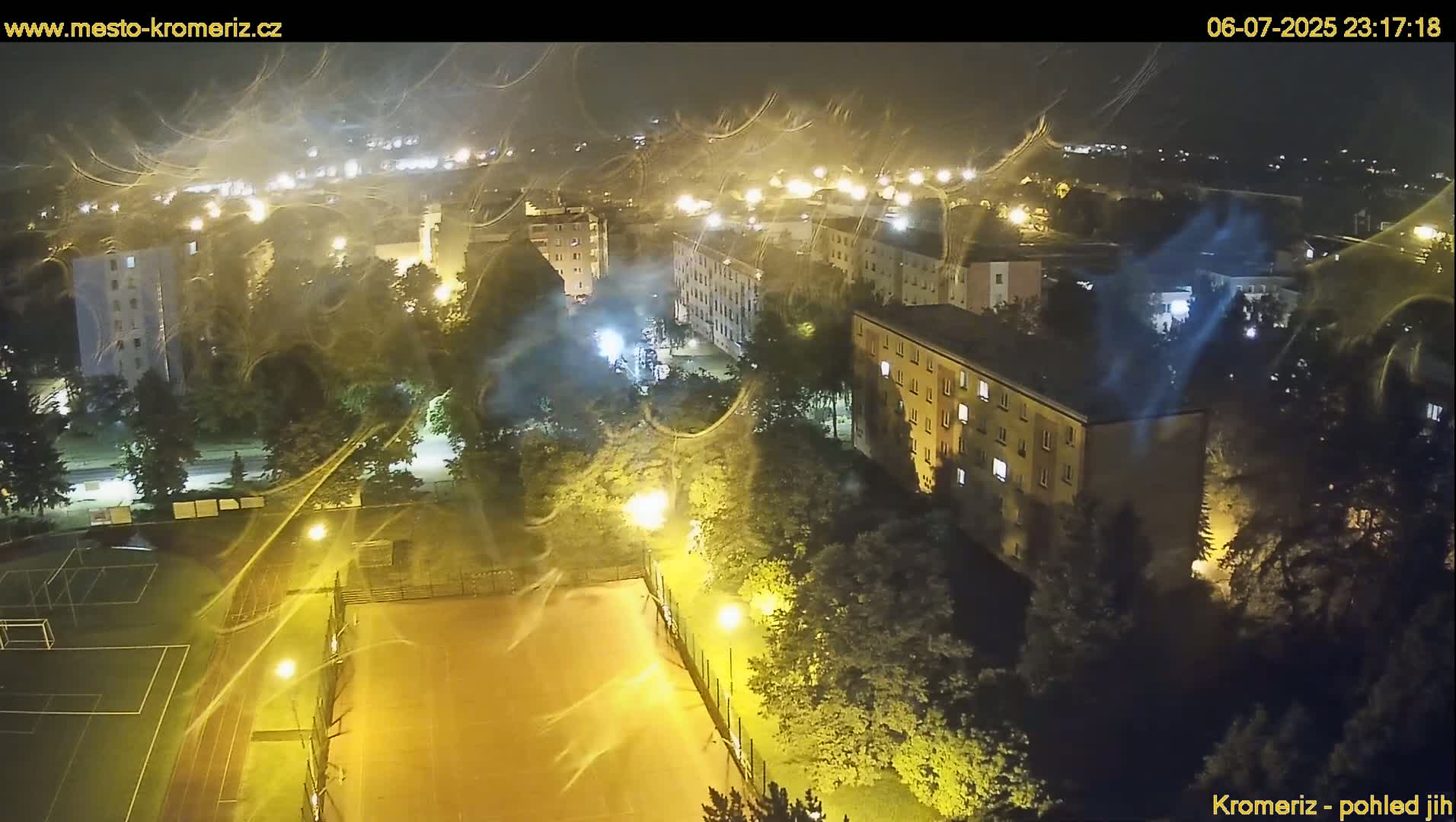 Kroměříž  South View Skyline Live Cam - Kromeriz, Zlin, Czechia