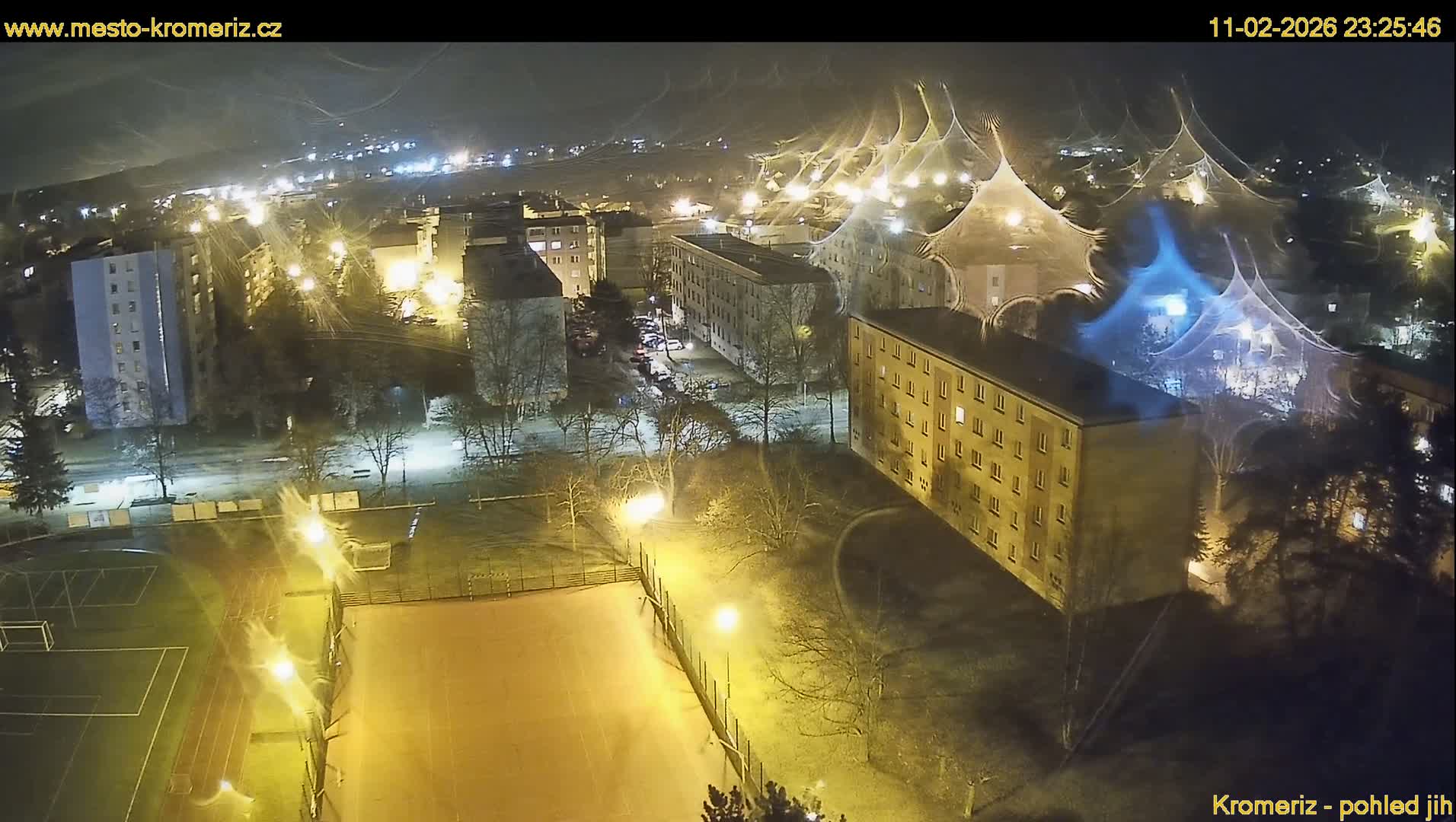 Kroměříž  South View Skyline Live Cam - Kromeriz, Zlin, Czechia