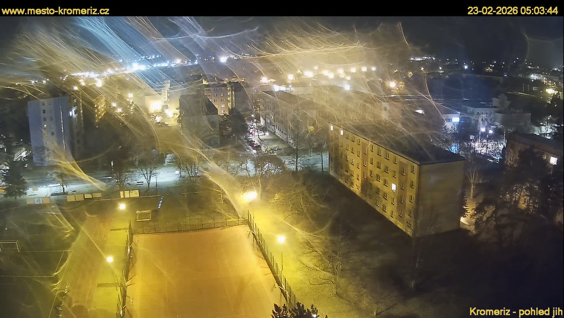 Kroměříž  South View Skyline Live Cam - Kromeriz, Zlin, Czechia