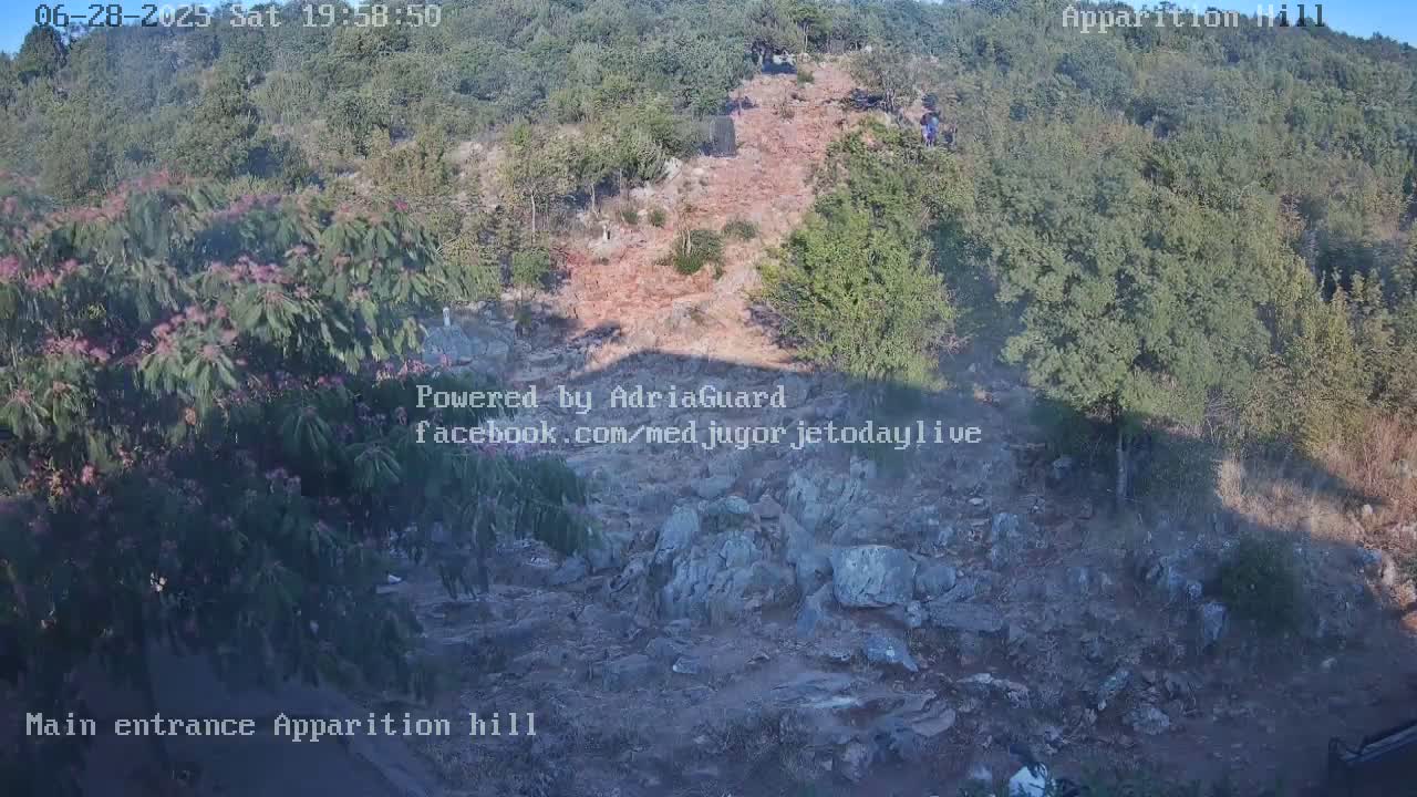Medjugorje,  Apparition Hill Main Entrance Live Cam - Bijakovici, Citluk, Herzegovina-Neretva, Federation of Bosnia and Herzegovina, Bosnia and Herzegovina