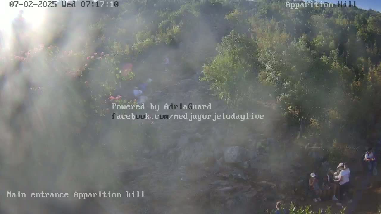 Medjugorje,  Apparition Hill Main Entrance Live Cam - Bijakovici, Citluk, Herzegovina-Neretva, Federation of Bosnia and Herzegovina, Bosnia and Herzegovina
