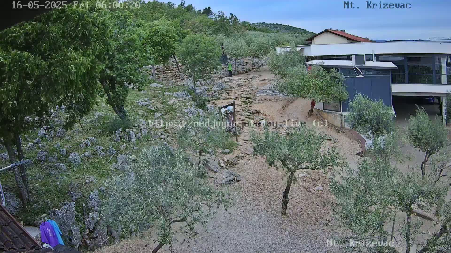Medjugorje,  Mt. Krizevac Mount Walkway Live Cam - Bijakovici, Citluk, Herzegovina-Neretva, Federation of Bosnia and Herzegovina, Bosnia and Herzegovina
