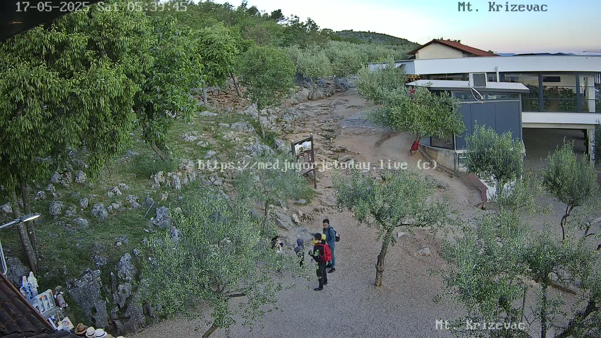 Medjugorje,  Mt. Krizevac Mount Walkway Live Cam - Bijakovici, Citluk, Herzegovina-Neretva, Federation of Bosnia and Herzegovina, Bosnia and Herzegovina