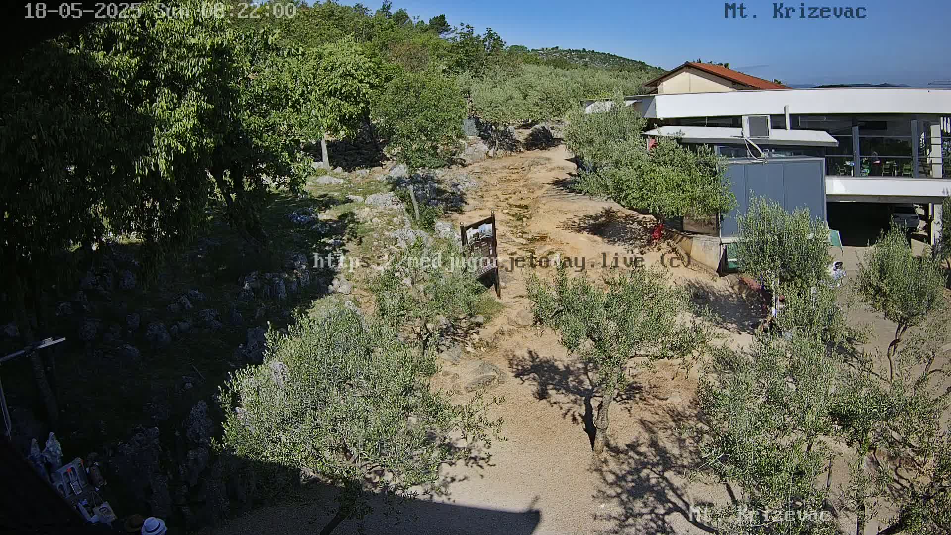 Medjugorje,  Mt. Krizevac Mount Walkway Live Cam - Bijakovici, Citluk, Herzegovina-Neretva, Federation of Bosnia and Herzegovina, Bosnia and Herzegovina