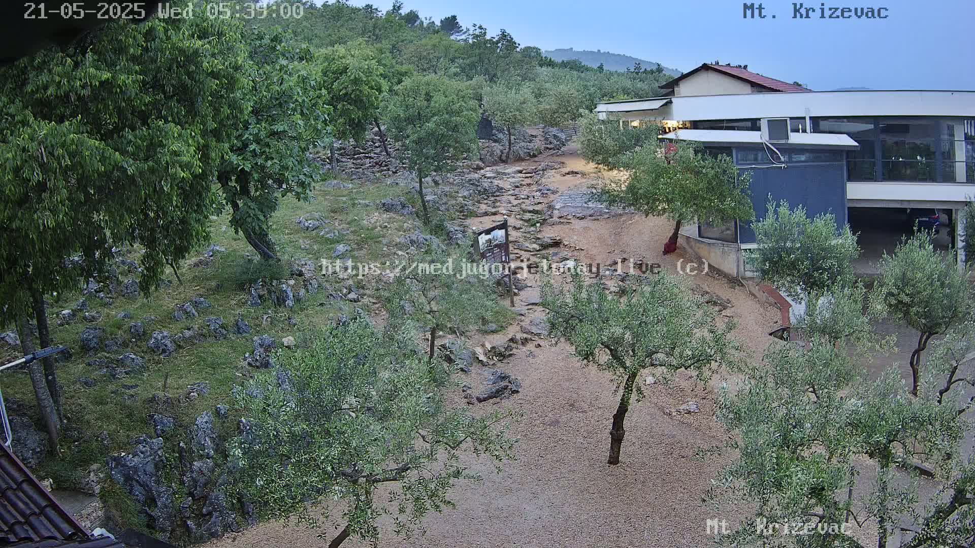 Medjugorje,  Mt. Krizevac Mount Walkway Live Cam - Bijakovici, Citluk, Herzegovina-Neretva, Federation of Bosnia and Herzegovina, Bosnia and Herzegovina