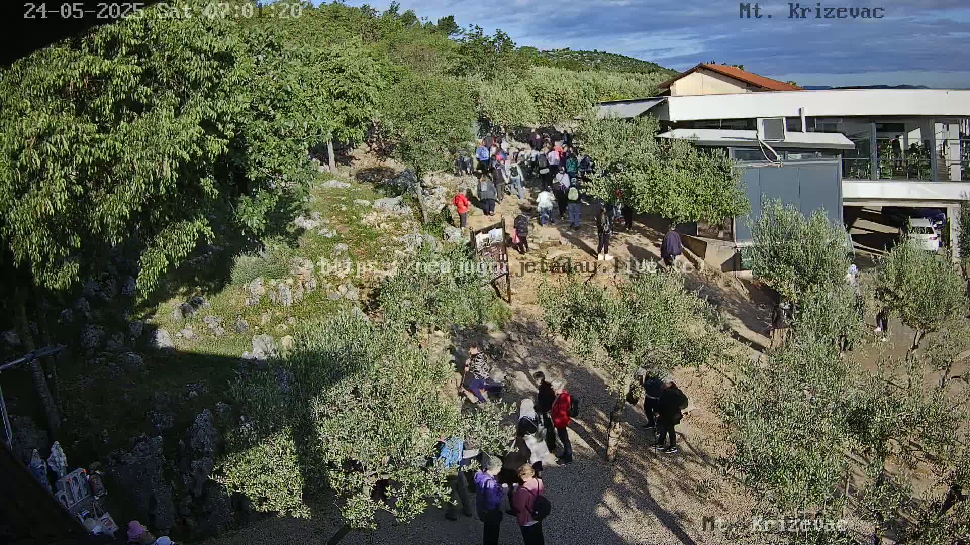 Medjugorje,  Mt. Krizevac Mount Walkway Live Cam - Bijakovici, Citluk, Herzegovina-Neretva, Federation of Bosnia and Herzegovina, Bosnia and Herzegovina