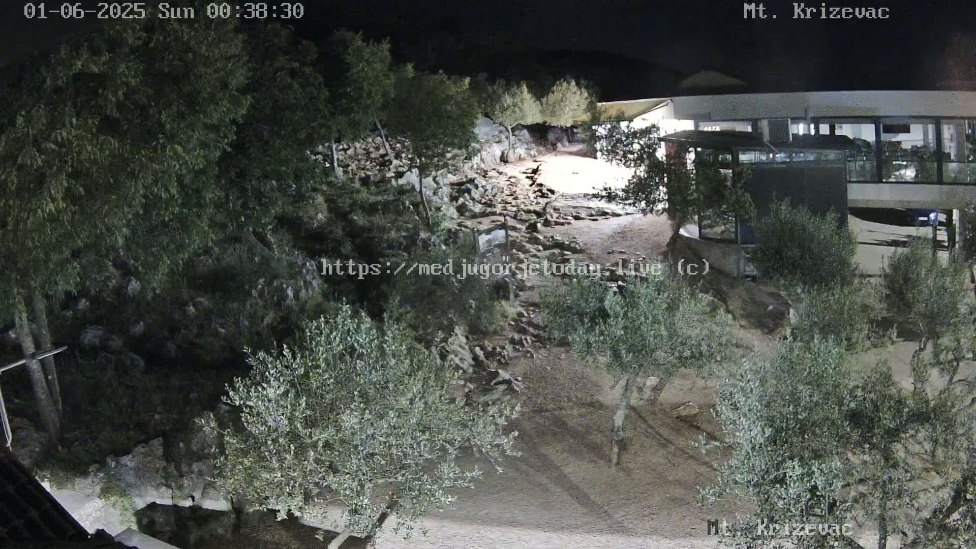 Medjugorje,  Mt. Krizevac Mount Walkway Live Cam - Bijakovici, Citluk, Herzegovina-Neretva, Federation of Bosnia and Herzegovina, Bosnia and Herzegovina
