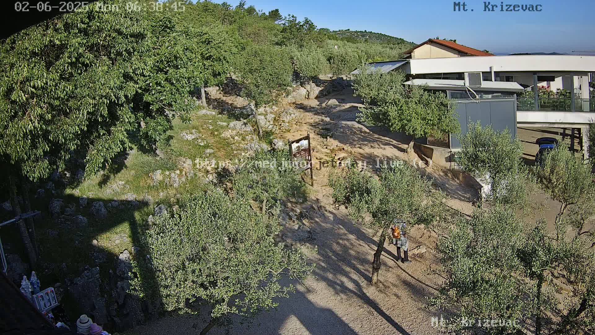 Medjugorje,  Mt. Krizevac Mount Walkway Live Cam - Bijakovici, Citluk, Herzegovina-Neretva, Federation of Bosnia and Herzegovina, Bosnia and Herzegovina