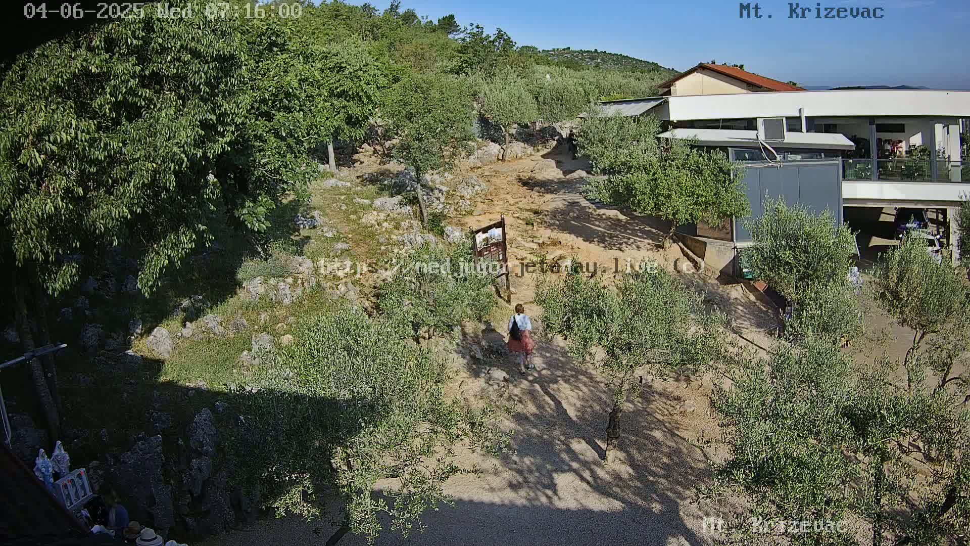 Medjugorje,  Mt. Krizevac Mount Walkway Live Cam - Bijakovici, Citluk, Herzegovina-Neretva, Federation of Bosnia and Herzegovina, Bosnia and Herzegovina