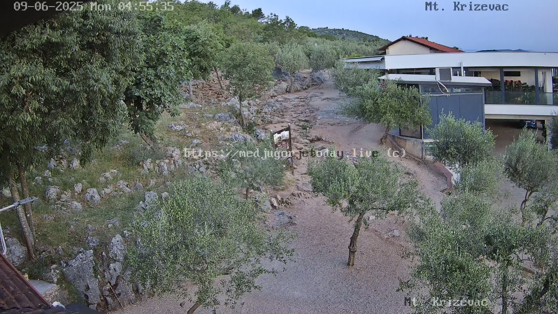Medjugorje,  Mt. Krizevac Mount Walkway Live Cam - Bijakovici, Citluk, Herzegovina-Neretva, Federation of Bosnia and Herzegovina, Bosnia and Herzegovina
