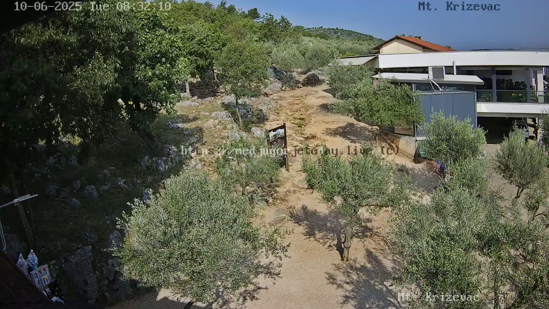 Medjugorje,  Mt. Krizevac Mount Walkway Live Cam - Bijakovici, Citluk, Herzegovina-Neretva, Federation of Bosnia and Herzegovina, Bosnia and Herzegovina