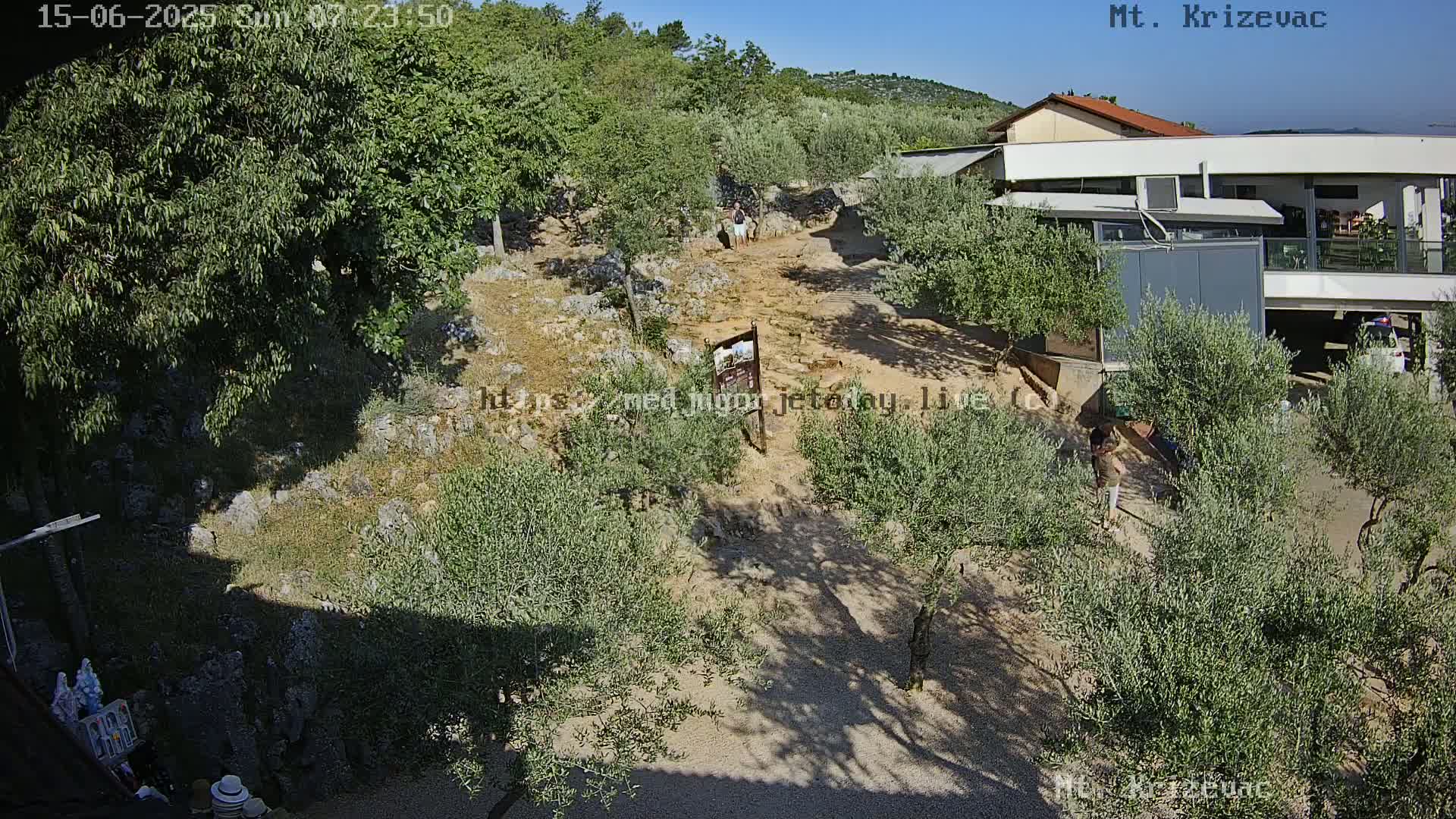 Medjugorje,  Mt. Krizevac Mount Walkway Live Cam - Bijakovici, Citluk, Herzegovina-Neretva, Federation of Bosnia and Herzegovina, Bosnia and Herzegovina