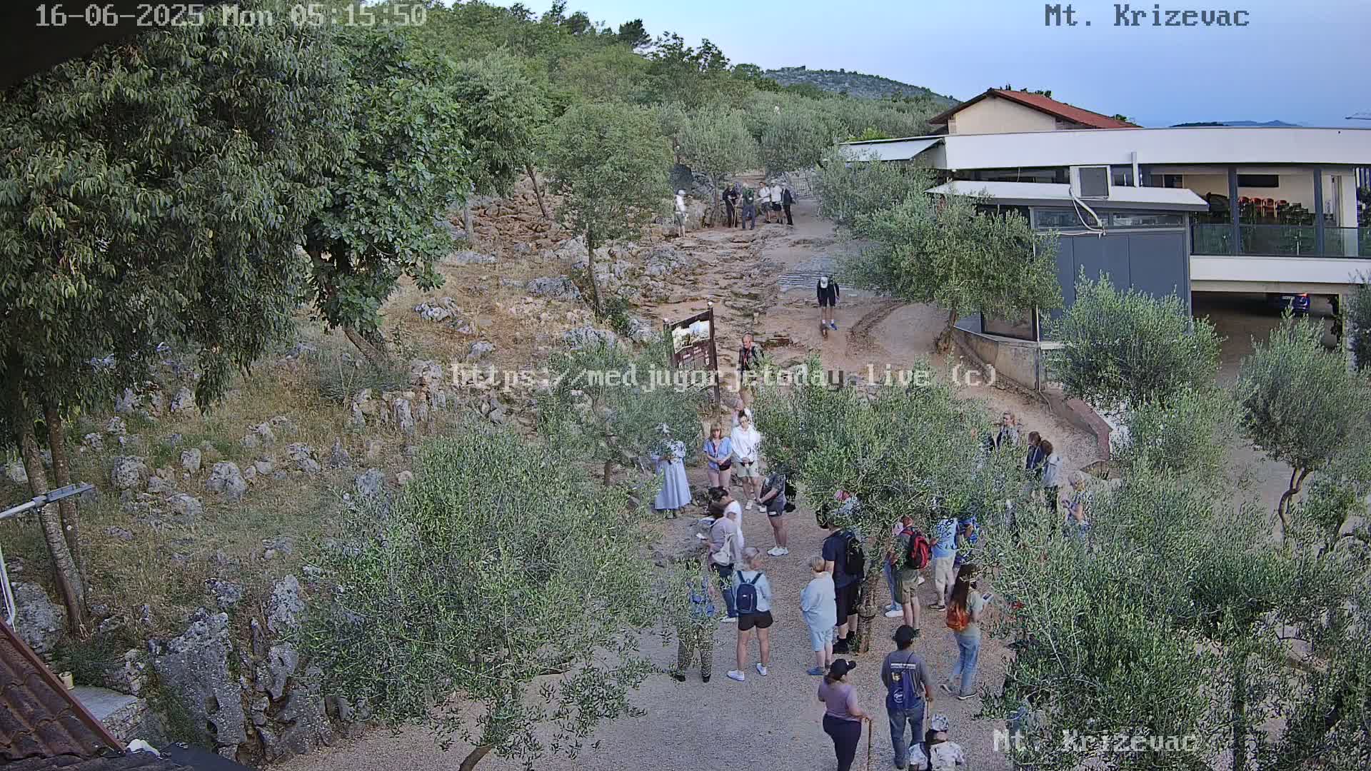 Medjugorje,  Mt. Krizevac Mount Walkway Live Cam - Bijakovici, Citluk, Herzegovina-Neretva, Federation of Bosnia and Herzegovina, Bosnia and Herzegovina