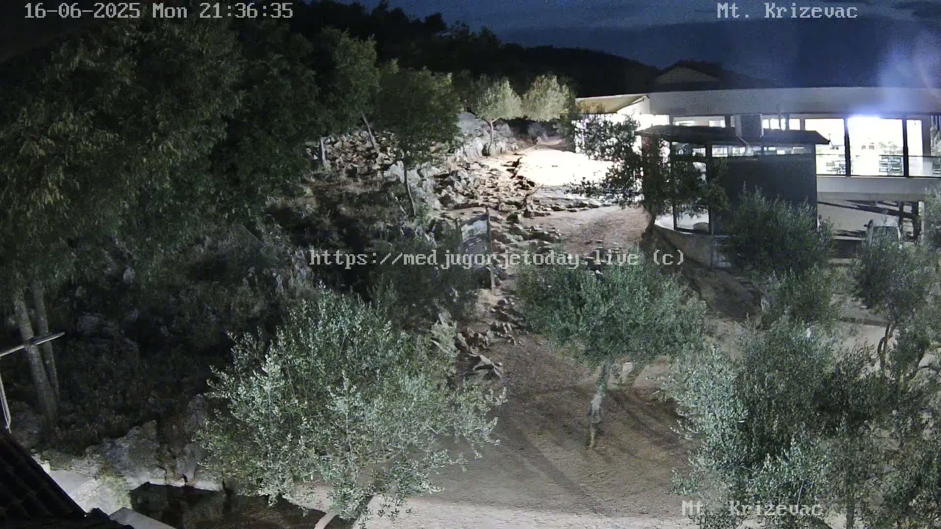 Medjugorje,  Mt. Krizevac Mount Walkway Live Cam - Bijakovici, Citluk, Herzegovina-Neretva, Federation of Bosnia and Herzegovina, Bosnia and Herzegovina