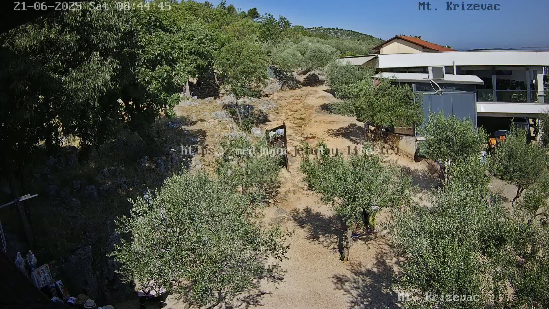 Medjugorje,  Mt. Krizevac Mount Walkway Live Cam - Bijakovici, Citluk, Herzegovina-Neretva, Federation of Bosnia and Herzegovina, Bosnia and Herzegovina
