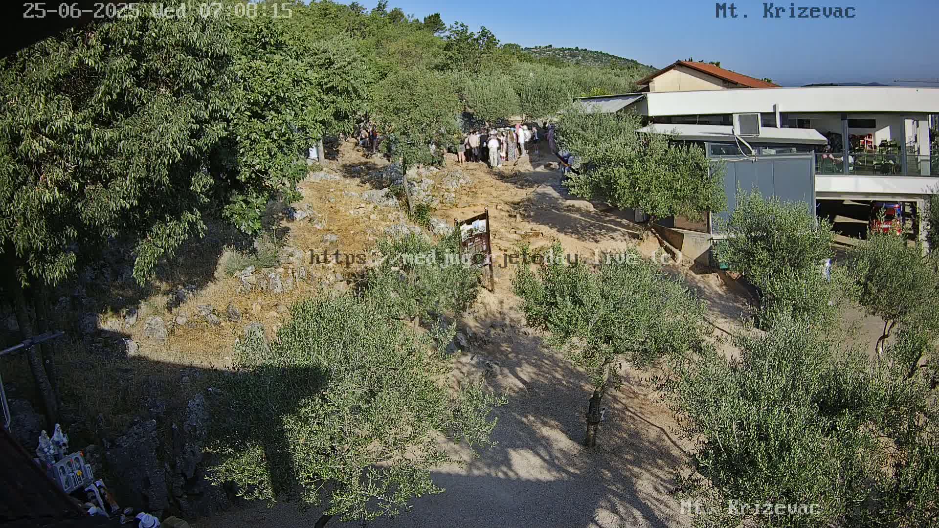Medjugorje,  Mt. Krizevac Mount Walkway Live Cam - Bijakovici, Citluk, Herzegovina-Neretva, Federation of Bosnia and Herzegovina, Bosnia and Herzegovina