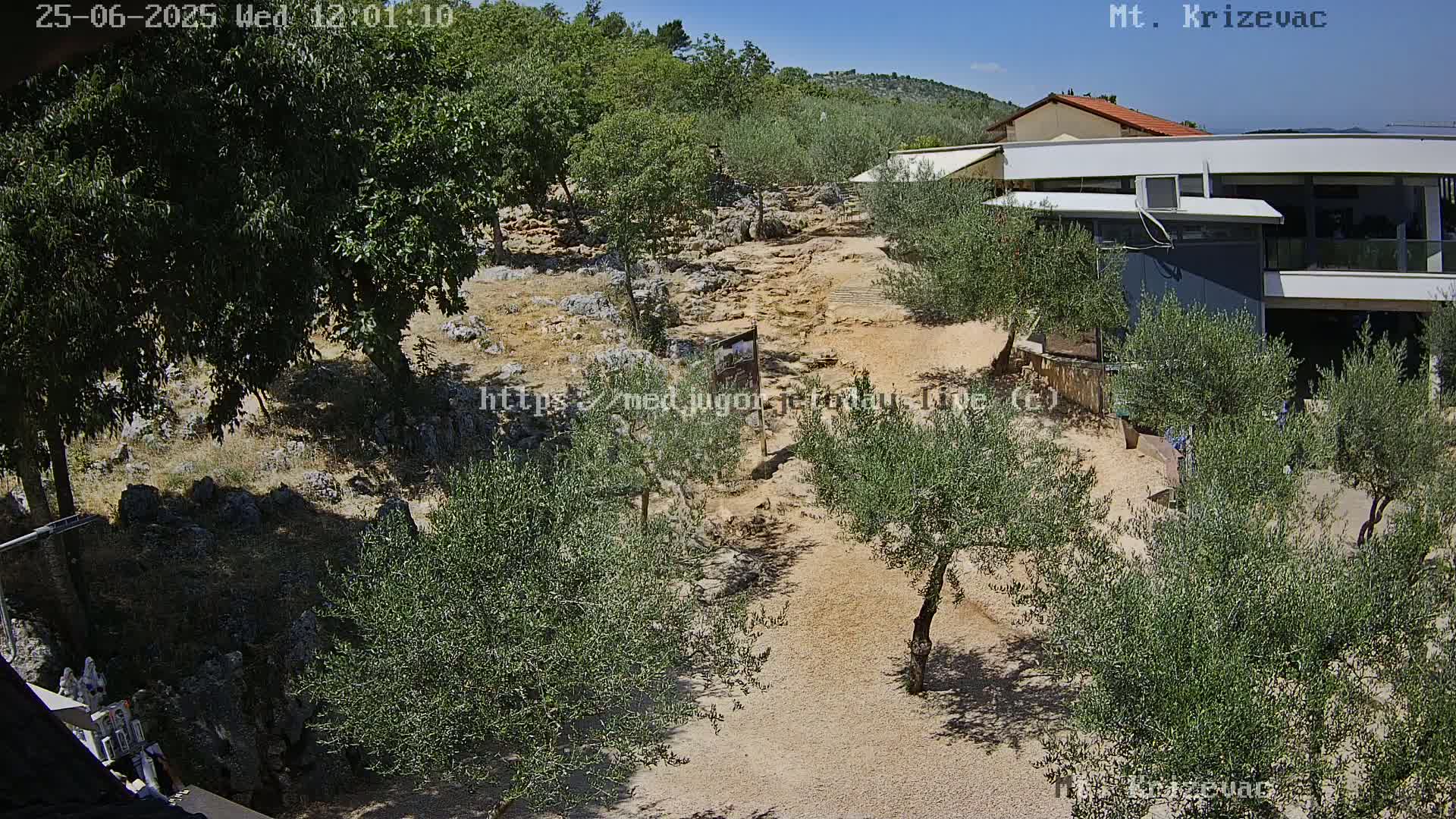 Medjugorje,  Mt. Krizevac Mount Walkway Live Cam - Bijakovici, Citluk, Herzegovina-Neretva, Federation of Bosnia and Herzegovina, Bosnia and Herzegovina