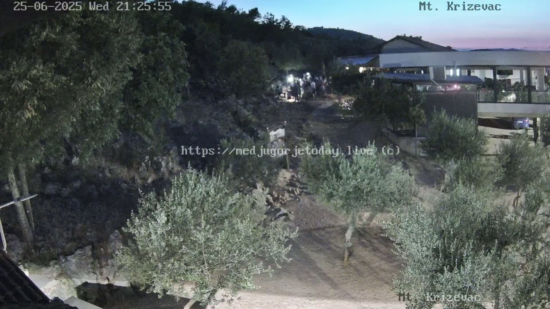 Medjugorje,  Mt. Krizevac Mount Walkway Live Cam - Bijakovici, Citluk, Herzegovina-Neretva, Federation of Bosnia and Herzegovina, Bosnia and Herzegovina