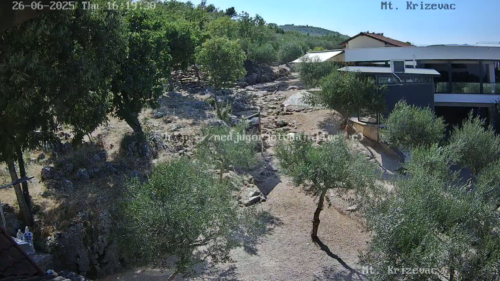 Medjugorje,  Mt. Krizevac Mount Walkway Live Cam - Bijakovici, Citluk, Herzegovina-Neretva, Federation of Bosnia and Herzegovina, Bosnia and Herzegovina