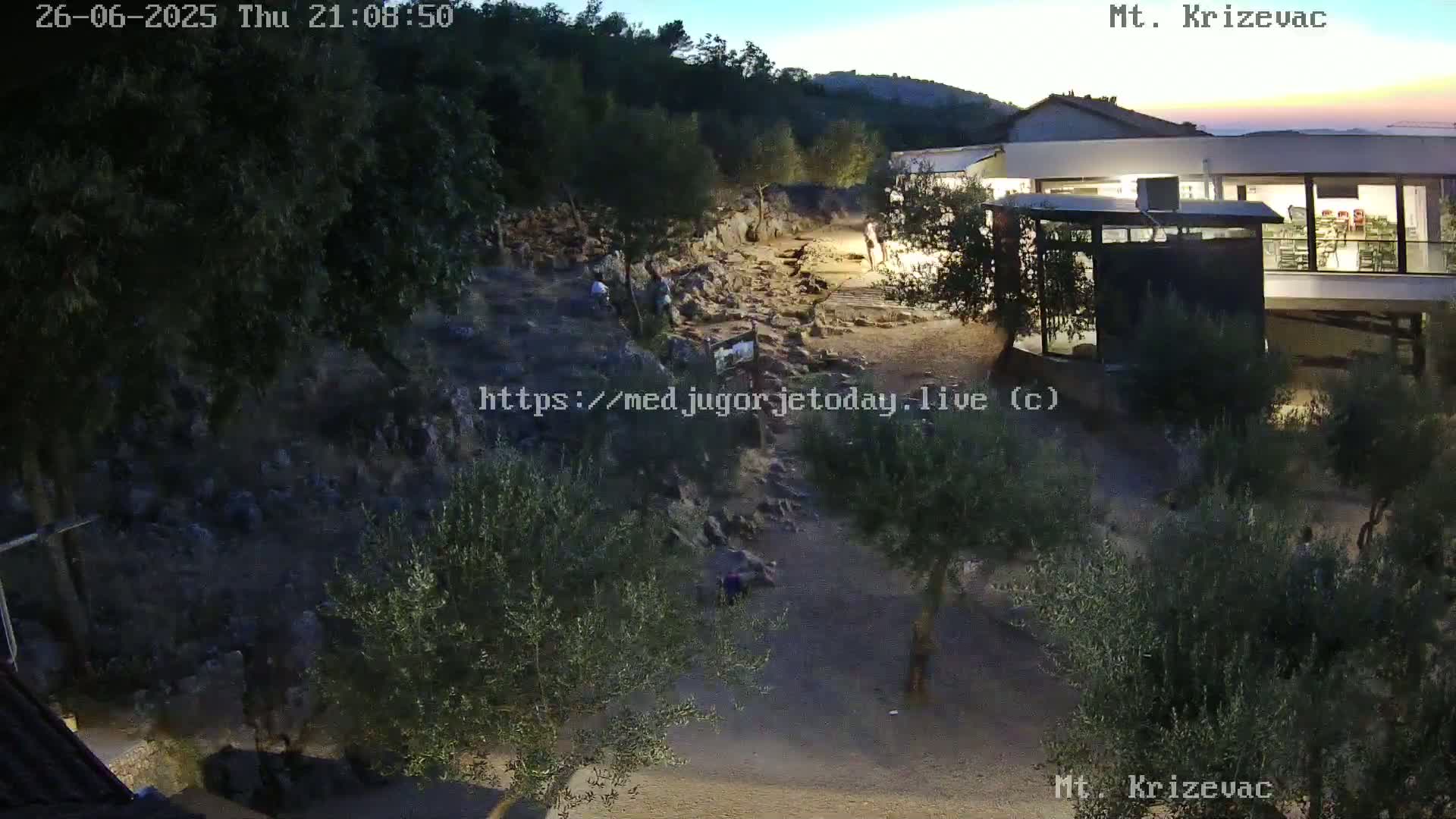 Medjugorje,  Mt. Krizevac Mount Walkway Live Cam - Bijakovici, Citluk, Herzegovina-Neretva, Federation of Bosnia and Herzegovina, Bosnia and Herzegovina