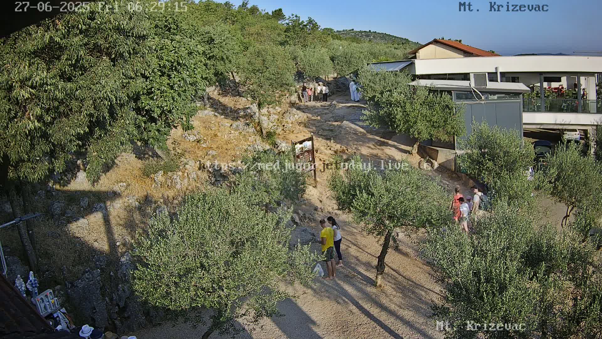 Medjugorje,  Mt. Krizevac Mount Walkway Live Cam - Bijakovici, Citluk, Herzegovina-Neretva, Federation of Bosnia and Herzegovina, Bosnia and Herzegovina