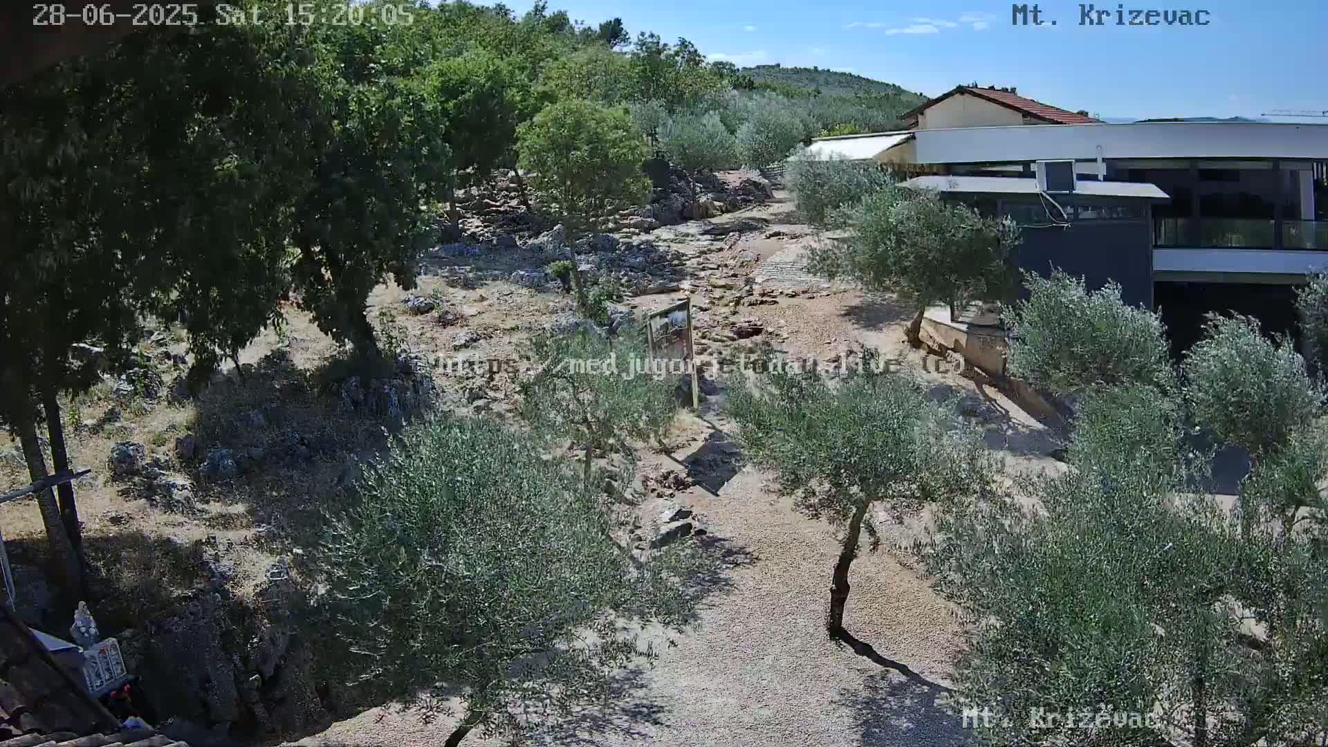 Medjugorje,  Mt. Krizevac Mount Walkway Live Cam - Bijakovici, Citluk, Herzegovina-Neretva, Federation of Bosnia and Herzegovina, Bosnia and Herzegovina