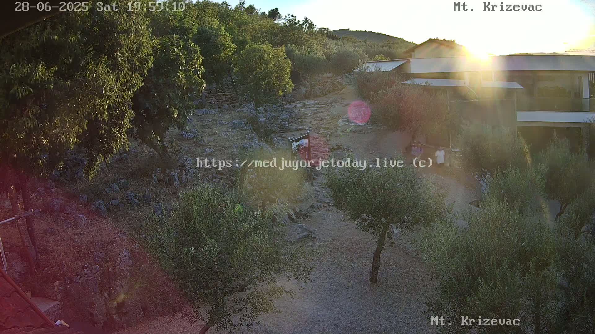 Medjugorje,  Mt. Krizevac Mount Walkway Live Cam - Bijakovici, Citluk, Herzegovina-Neretva, Federation of Bosnia and Herzegovina, Bosnia and Herzegovina
