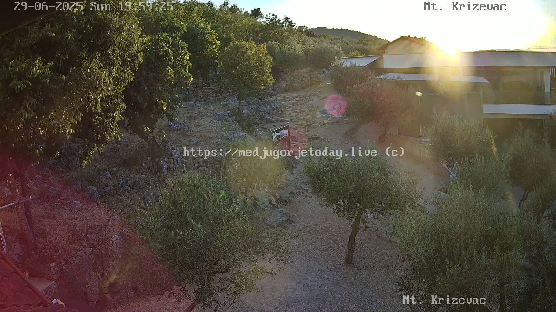 Medjugorje,  Mt. Krizevac Mount Walkway Live Cam - Bijakovici, Citluk, Herzegovina-Neretva, Federation of Bosnia and Herzegovina, Bosnia and Herzegovina
