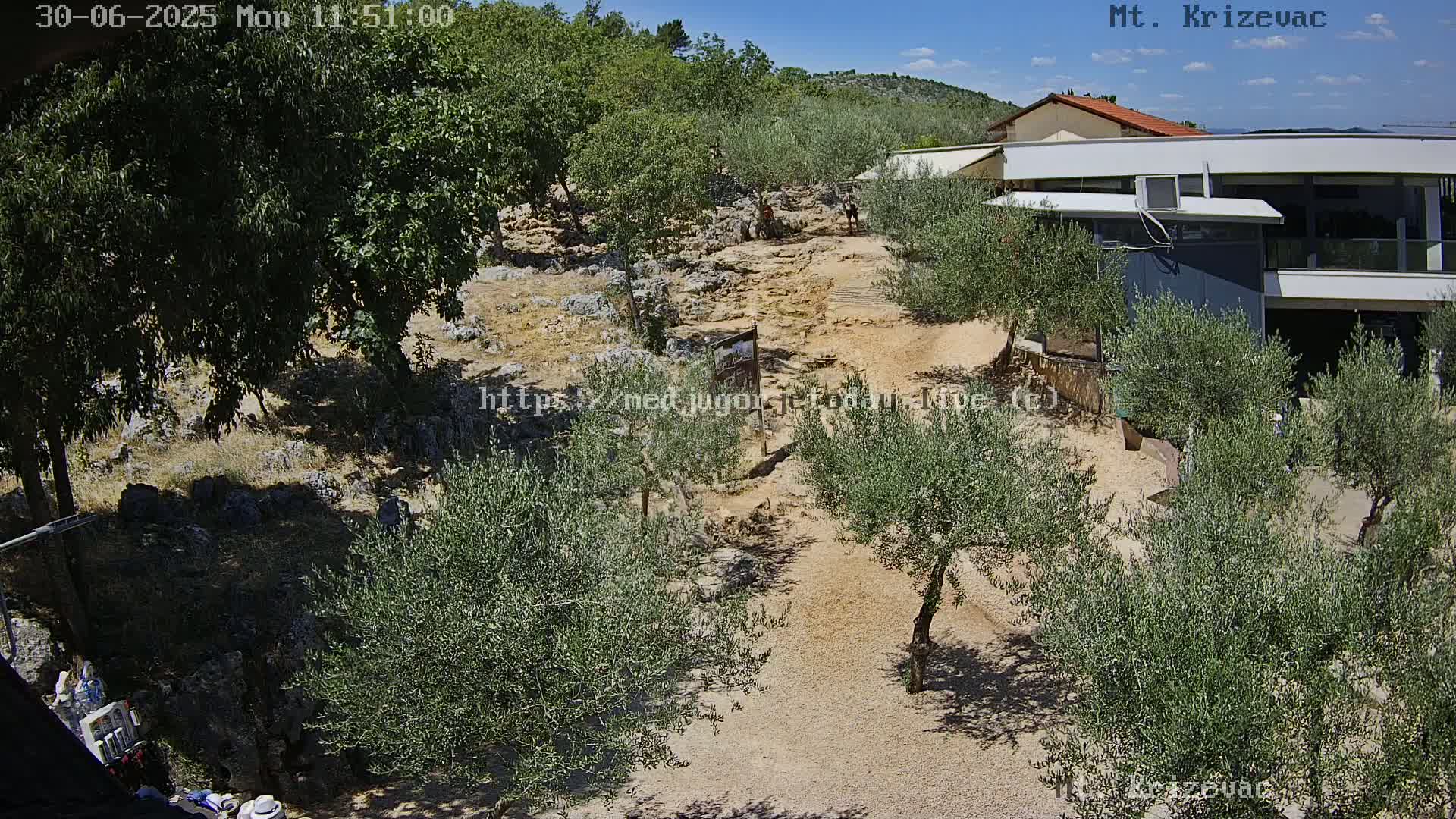 Medjugorje,  Mt. Krizevac Mount Walkway Live Cam - Bijakovici, Citluk, Herzegovina-Neretva, Federation of Bosnia and Herzegovina, Bosnia and Herzegovina