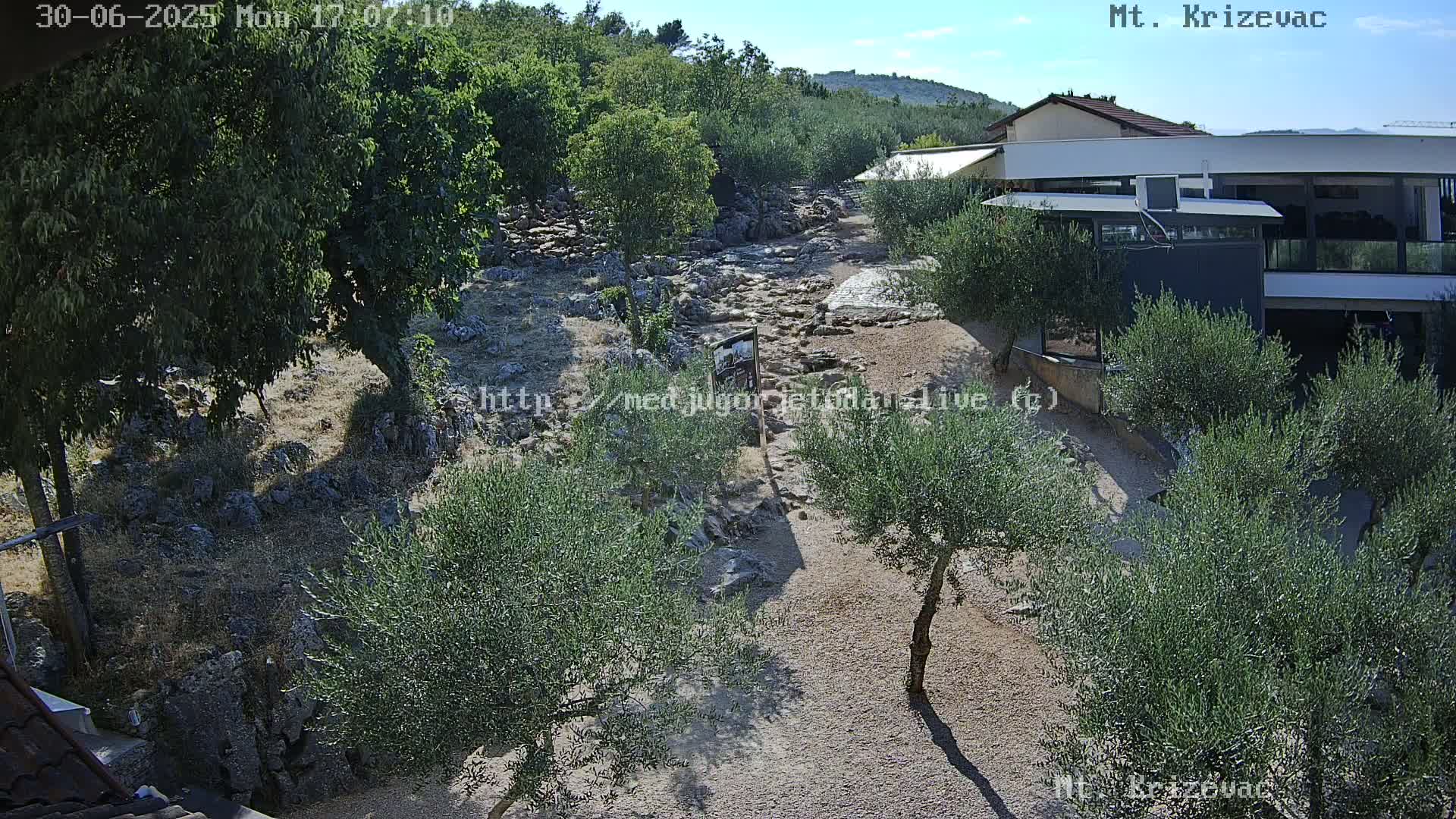 Medjugorje,  Mt. Krizevac Mount Walkway Live Cam - Bijakovici, Citluk, Herzegovina-Neretva, Federation of Bosnia and Herzegovina, Bosnia and Herzegovina
