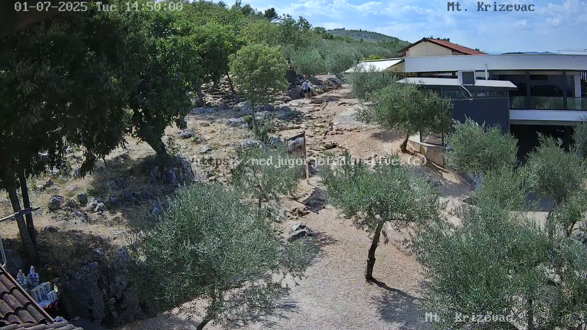 Medjugorje,  Mt. Krizevac Mount Walkway Live Cam - Bijakovici, Citluk, Herzegovina-Neretva, Federation of Bosnia and Herzegovina, Bosnia and Herzegovina