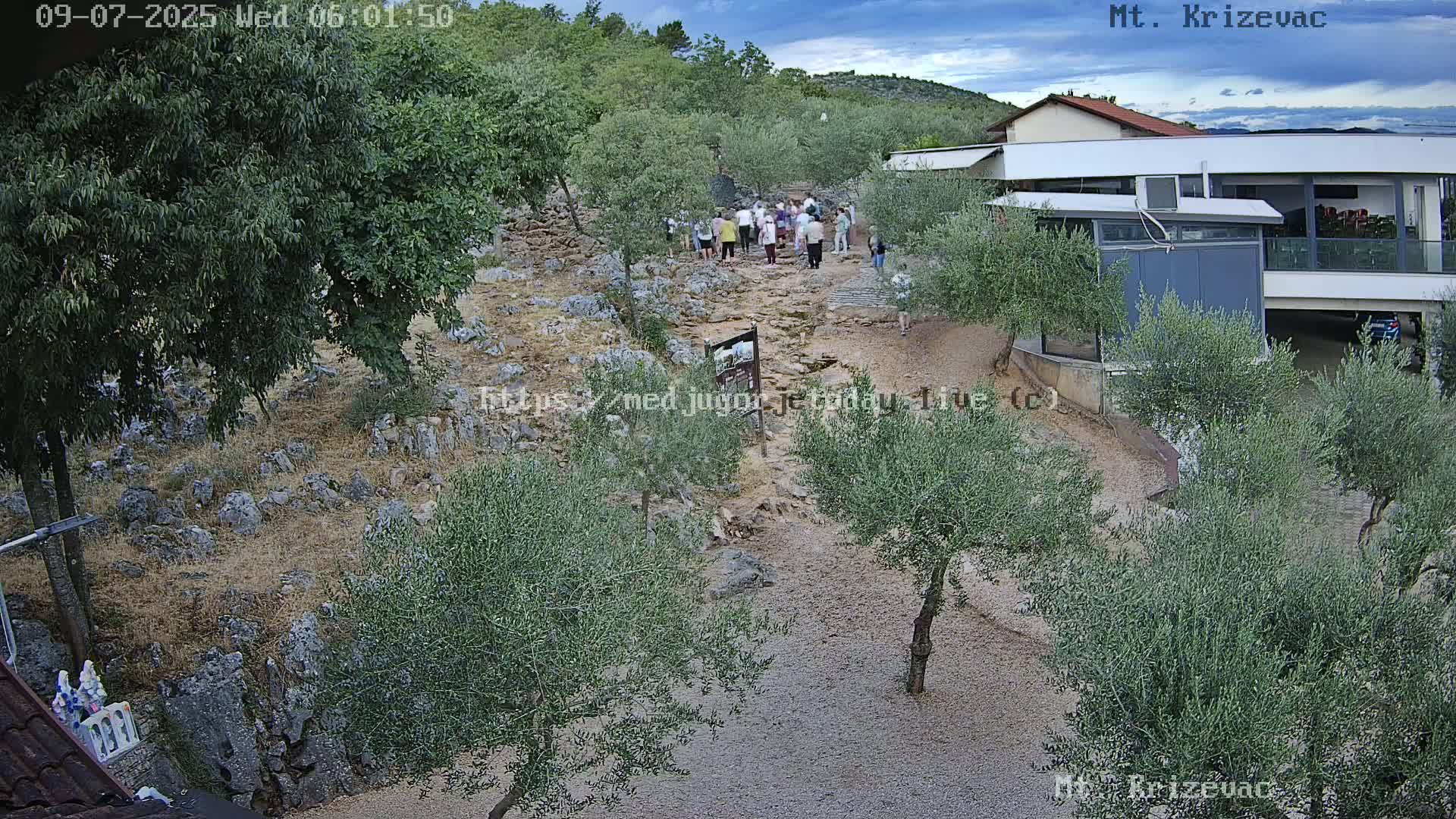 Medjugorje,  Mt. Krizevac Mount Walkway Live Cam - Bijakovici, Citluk, Herzegovina-Neretva, Federation of Bosnia and Herzegovina, Bosnia and Herzegovina