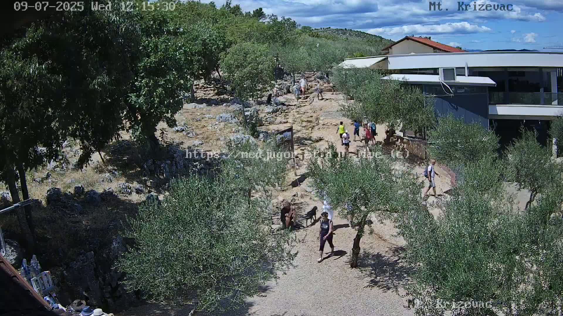 Medjugorje,  Mt. Krizevac Mount Walkway Live Cam - Bijakovici, Citluk, Herzegovina-Neretva, Federation of Bosnia and Herzegovina, Bosnia and Herzegovina