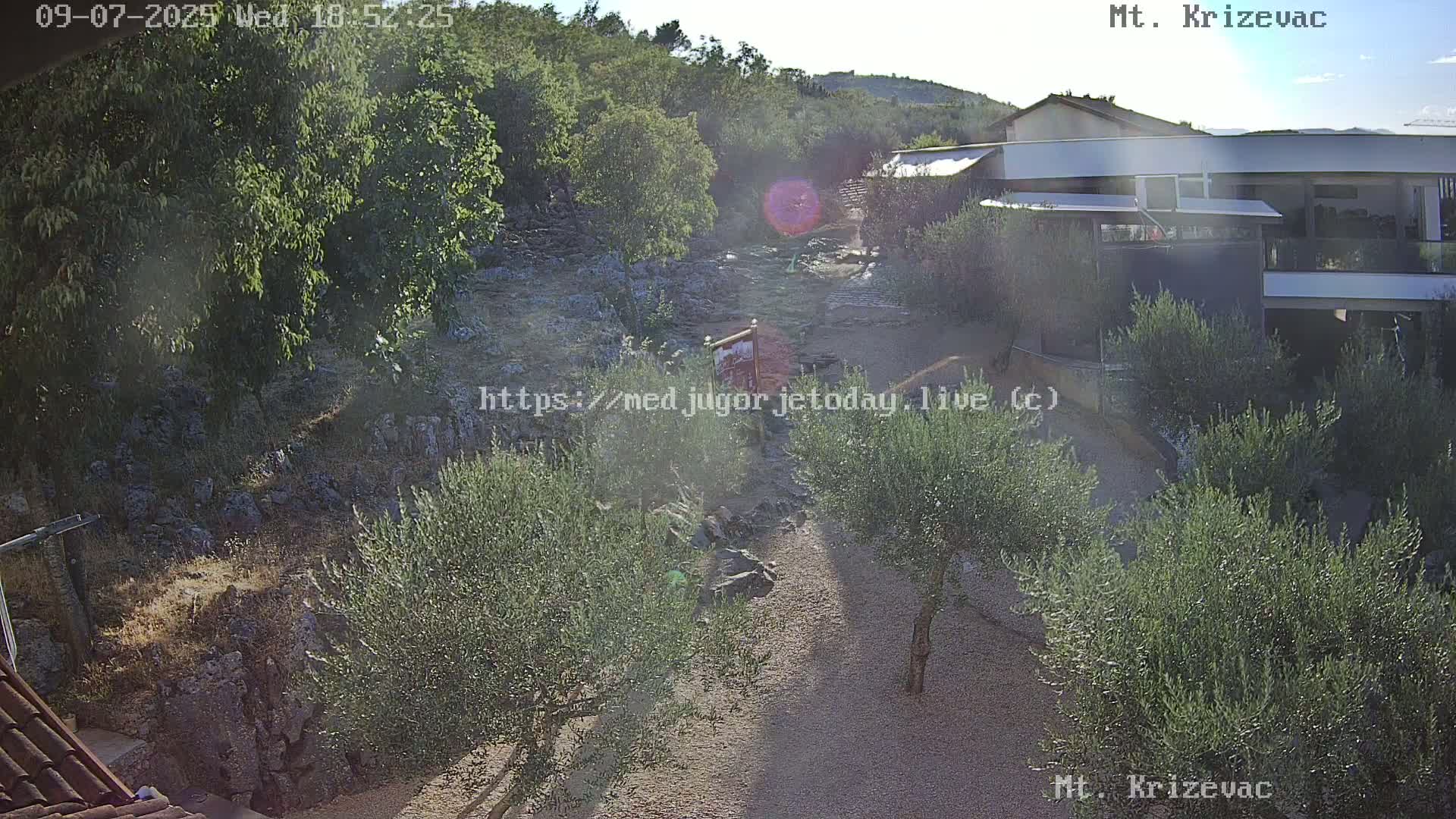 Medjugorje,  Mt. Krizevac Mount Walkway Live Cam - Bijakovici, Citluk, Herzegovina-Neretva, Federation of Bosnia and Herzegovina, Bosnia and Herzegovina