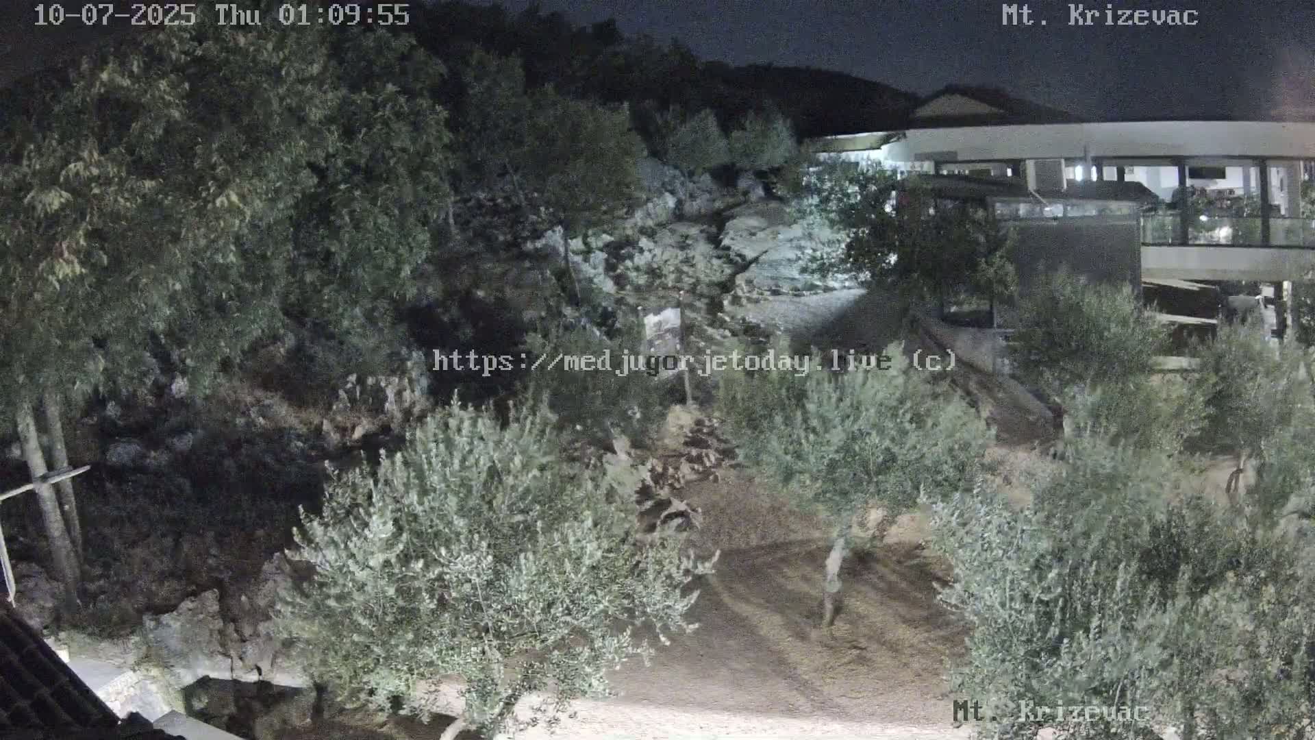 Medjugorje,  Mt. Krizevac Mount Walkway Live Cam - Bijakovici, Citluk, Herzegovina-Neretva, Federation of Bosnia and Herzegovina, Bosnia and Herzegovina