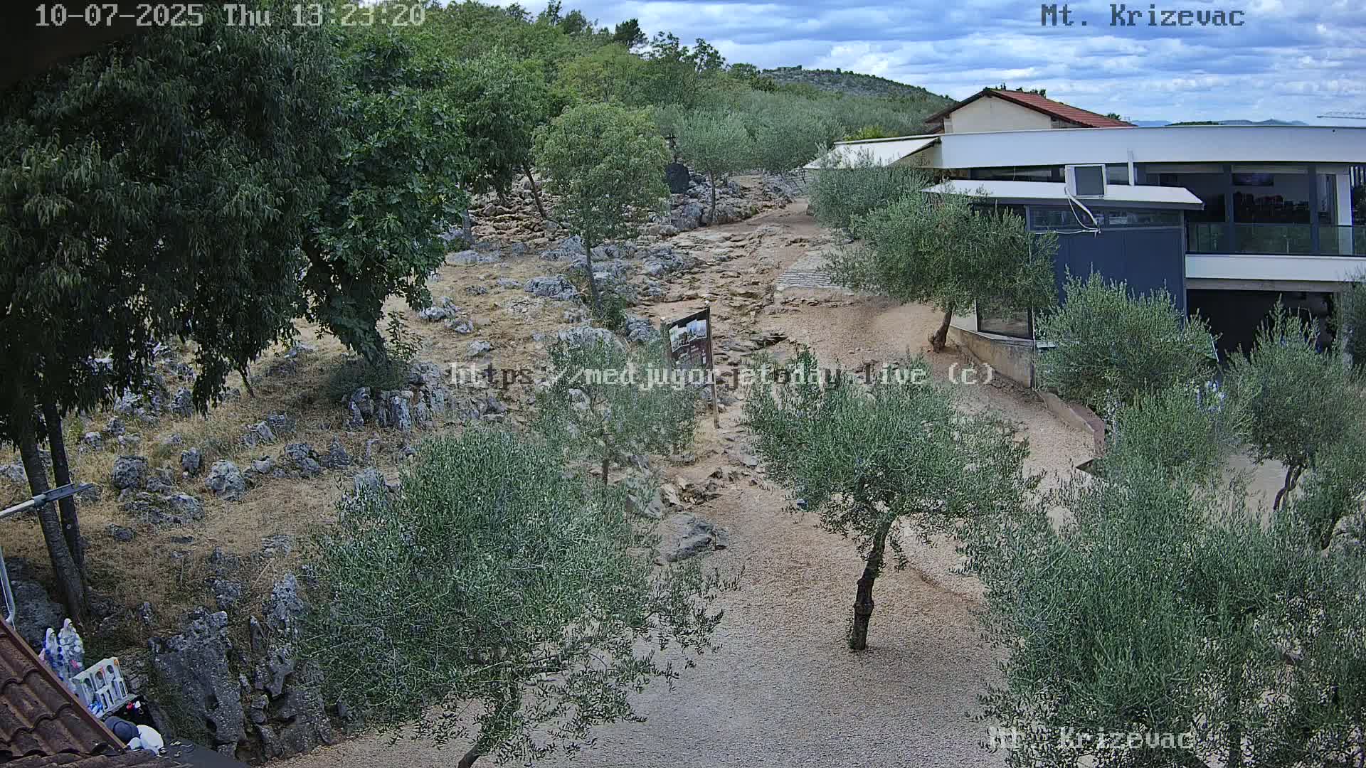 Medjugorje,  Mt. Krizevac Mount Walkway Live Cam - Bijakovici, Citluk, Herzegovina-Neretva, Federation of Bosnia and Herzegovina, Bosnia and Herzegovina