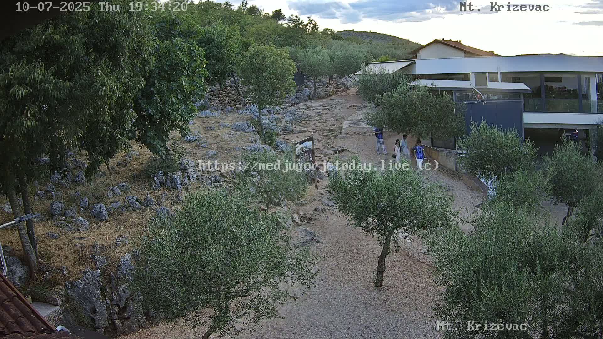 Medjugorje,  Mt. Krizevac Mount Walkway Live Cam - Bijakovici, Citluk, Herzegovina-Neretva, Federation of Bosnia and Herzegovina, Bosnia and Herzegovina