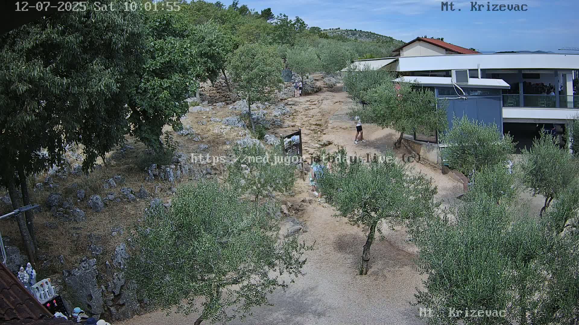 Medjugorje,  Mt. Krizevac Mount Walkway Live Cam - Bijakovici, Citluk, Herzegovina-Neretva, Federation of Bosnia and Herzegovina, Bosnia and Herzegovina