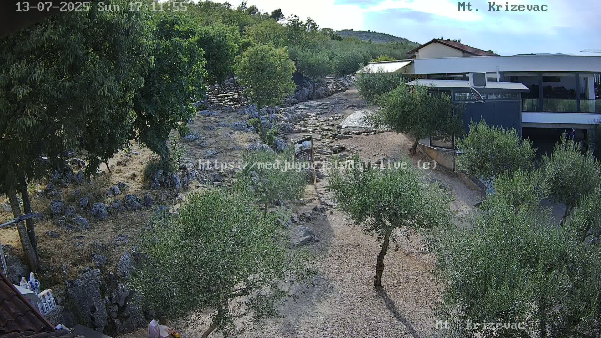 Medjugorje,  Mt. Krizevac Mount Walkway Live Cam - Bijakovici, Citluk, Herzegovina-Neretva, Federation of Bosnia and Herzegovina, Bosnia and Herzegovina