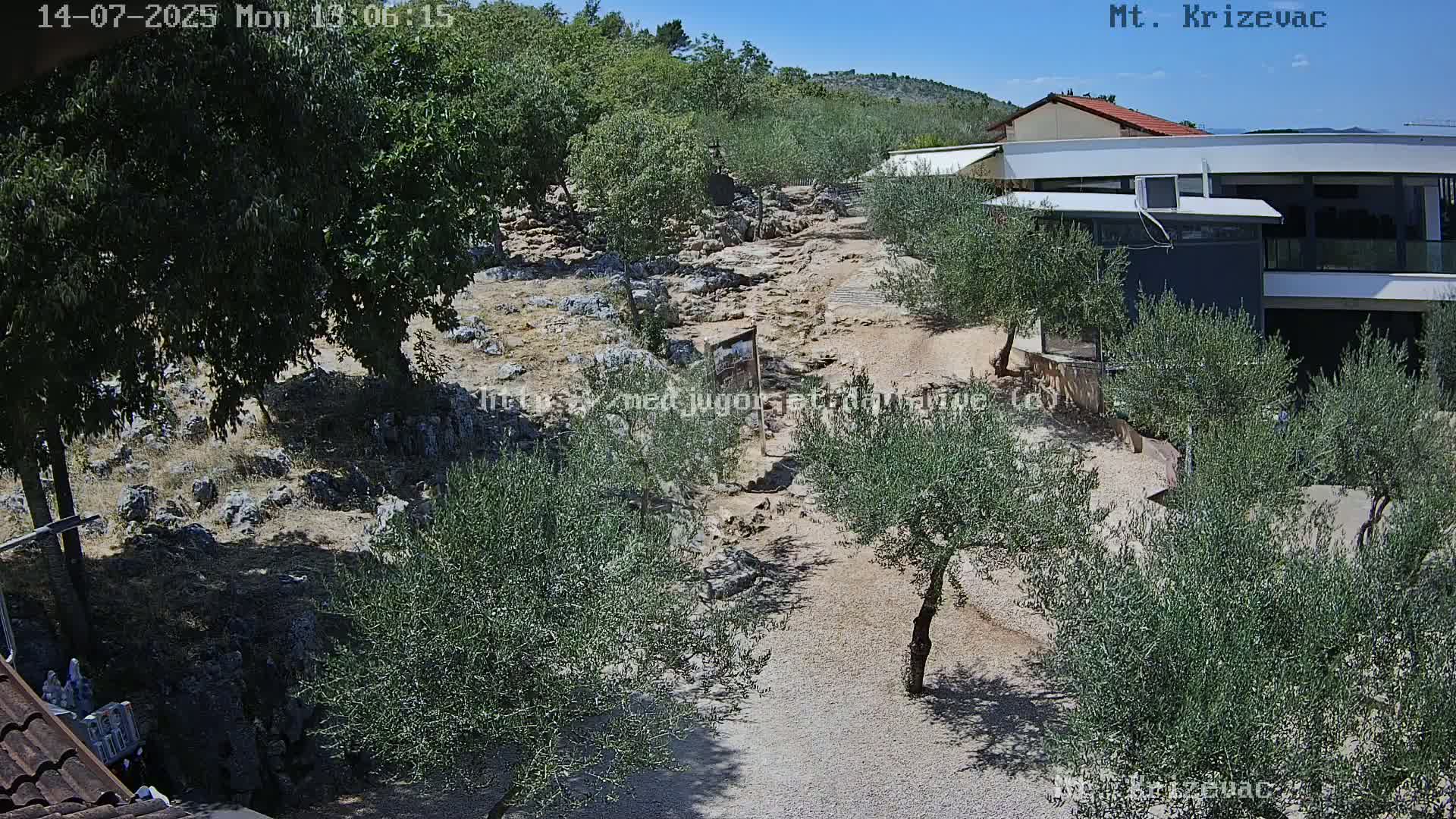 Medjugorje,  Mt. Krizevac Mount Walkway Live Cam - Bijakovici, Citluk, Herzegovina-Neretva, Federation of Bosnia and Herzegovina, Bosnia and Herzegovina